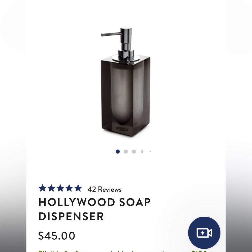 Jonathan Adler soap dispensar & soap tray NEW